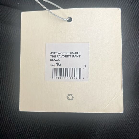 Favorite Daughter Womens The Favorite
Pants Black High Waist Wide Leg 16 NWT - Picture 7 of 8